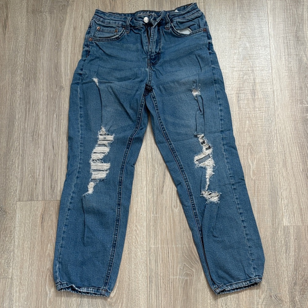 Wild Fable Dark Blue Distressed Women's Jeans